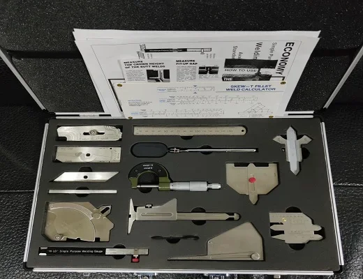 KIT Pengukur Las Inspeksi Visual-4 13pcs