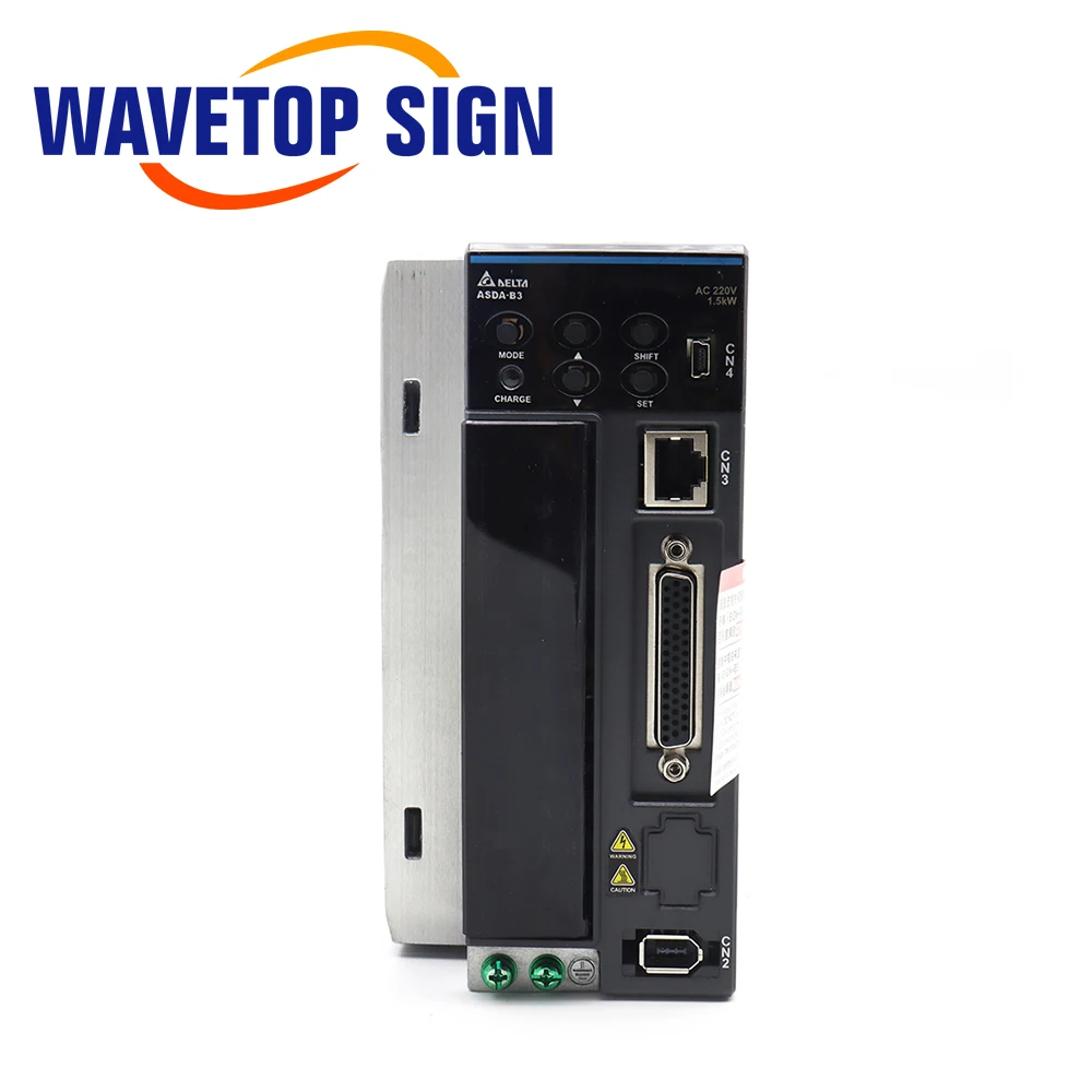 WaveTopSign Delta B3 1.5KW AC Servo Motor Kits 7.16N.m 2000RPM ASD-B3-1021-L + ECM-B3M-E21310RS1/SS1 Replaces B2 Series 1.5KW