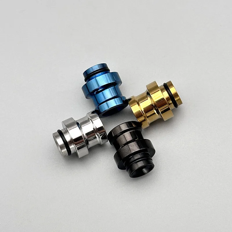 Vape 510 طرف بالتنقيط مرآة من الفولاذ المقاوم للصدأ تلميع المعبرة 4.2 مللي متر القطر الداخلي لـ v1 v2 صندوق واحد قوي ملحقات Mod Vape #4