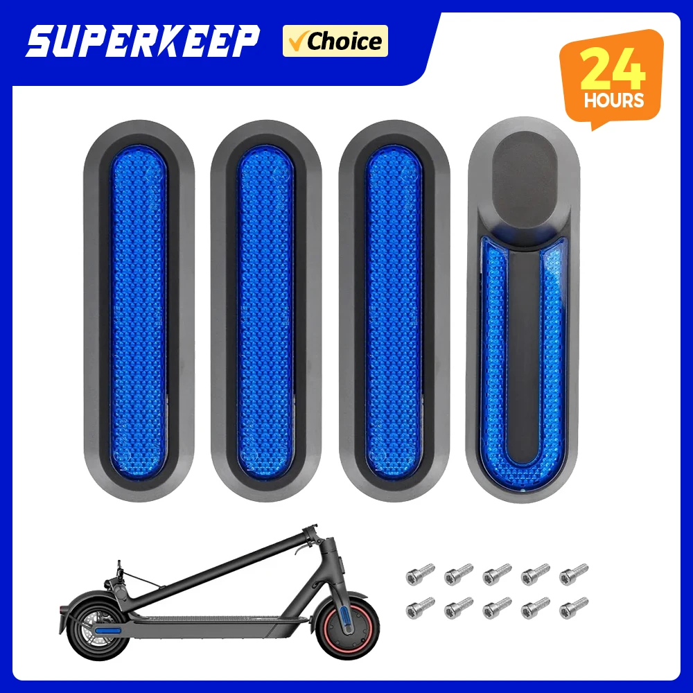 Electric Scooter New Wheel Cover Hub Cap Protective Shells Reflective Stickers for Xiaomi Mi 1S Pro 2 M365 Scooter Accessories