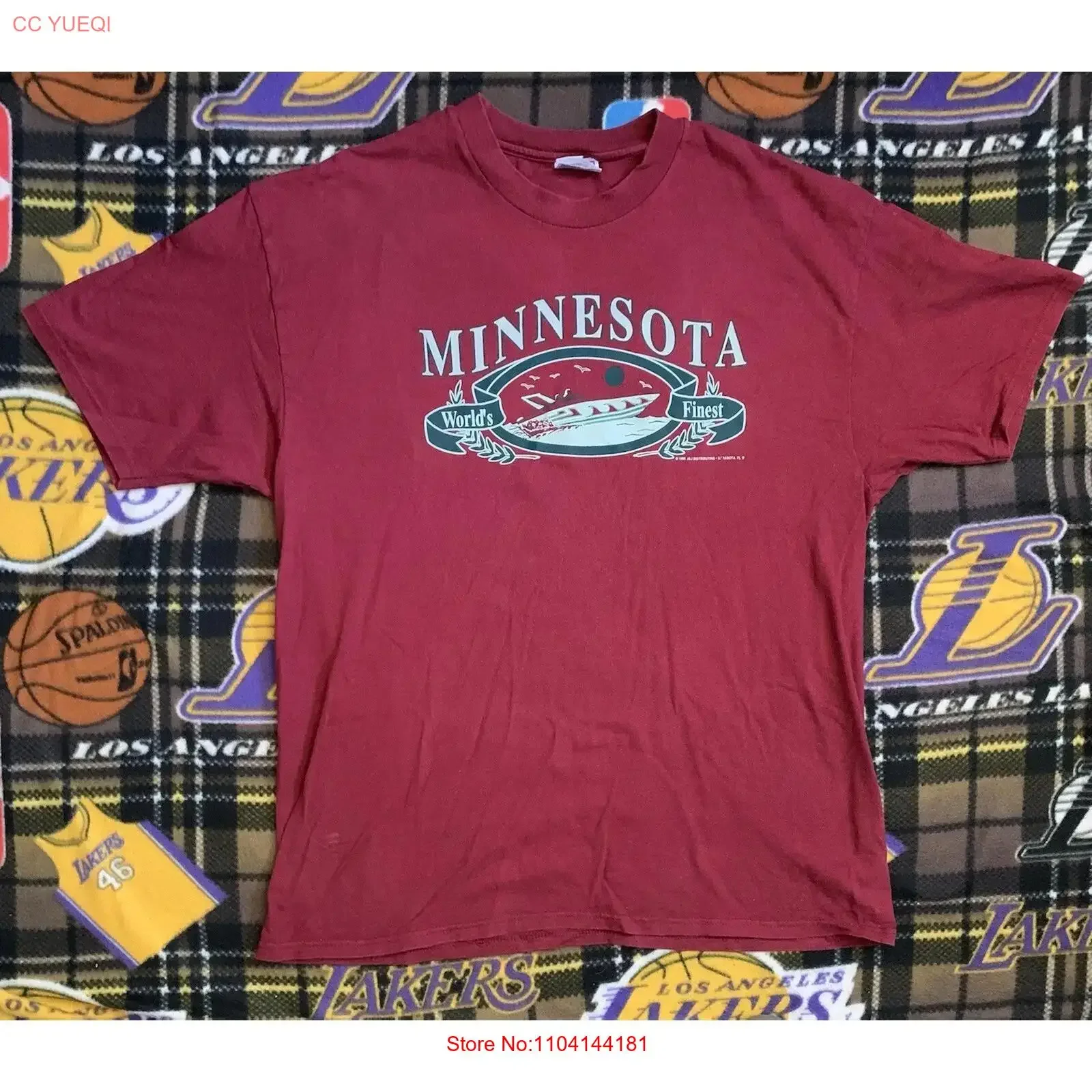 Rare Vintage 1998 Minnesota Worlds FinesT T Shirt Sz Xl long or short sleeves vintage Washed Top For Everyday Wear Slightly