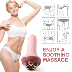 Hand Roller Beauty Health Massage Face Massagers Face Roller masajeador 5 Steel Ball Muscle Relax Fat Burning Body Shaping Slim