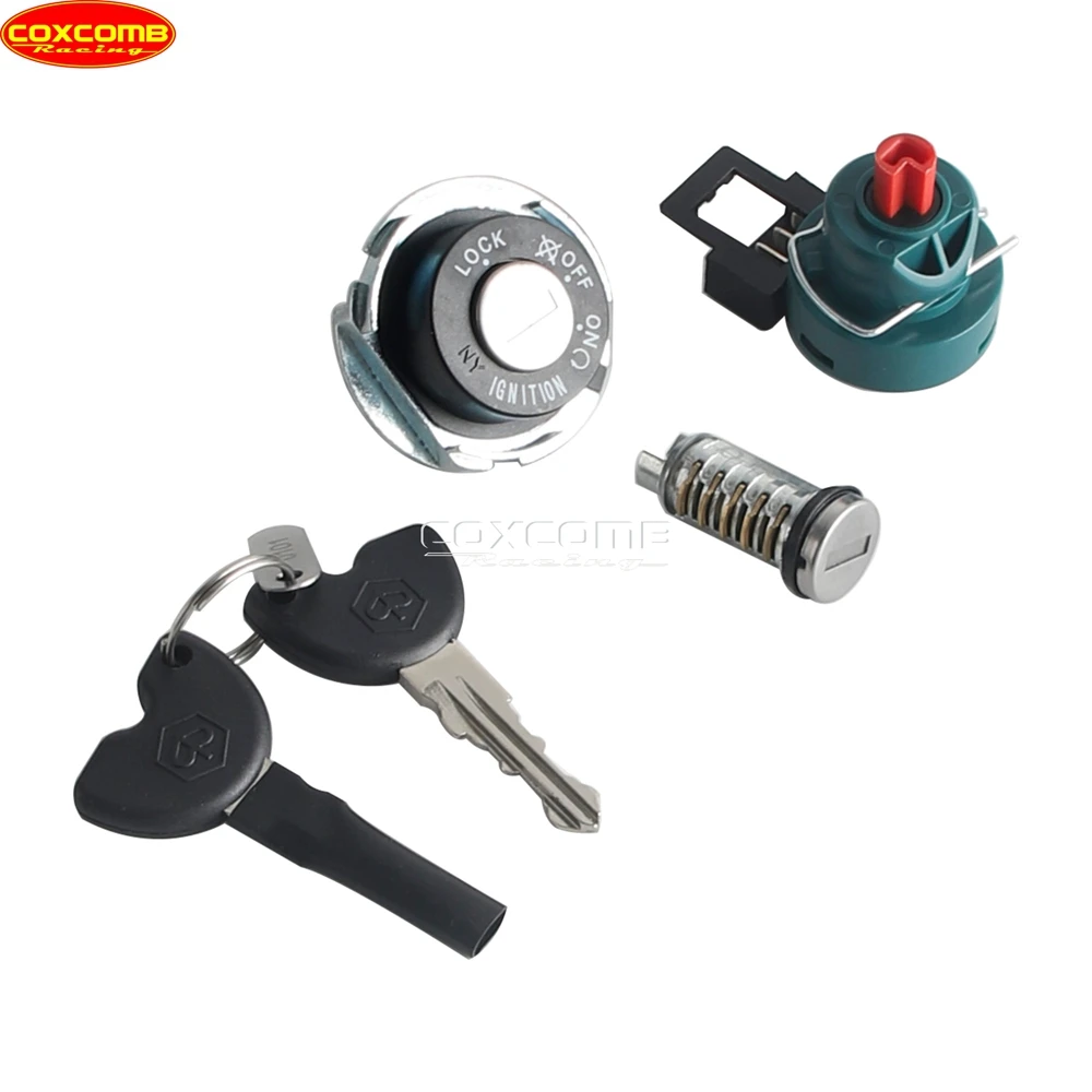 Ignition Switch Lock Set Kit For ET2 ET4 50cc Motorcycle Metal Plastic Replacement Parts  Match Direct Easy Installation