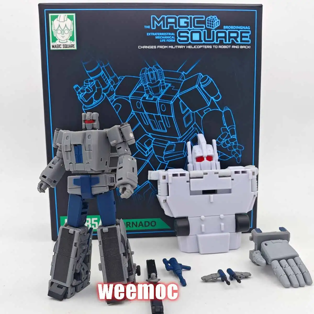 

Transformation MS-TOYS Magic Square MS-B54R Whirlwind Bruticus Mini Action Figure