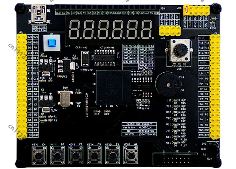 Carte de base programmable XC6SLX16 pour l'apprentissage et le développement, carte de système de conception
