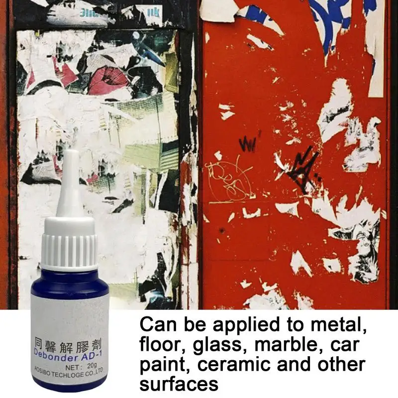 Removedor e removedor de cola multiuso Gel, removedor eficiente, Apagar, seguro, Debonder