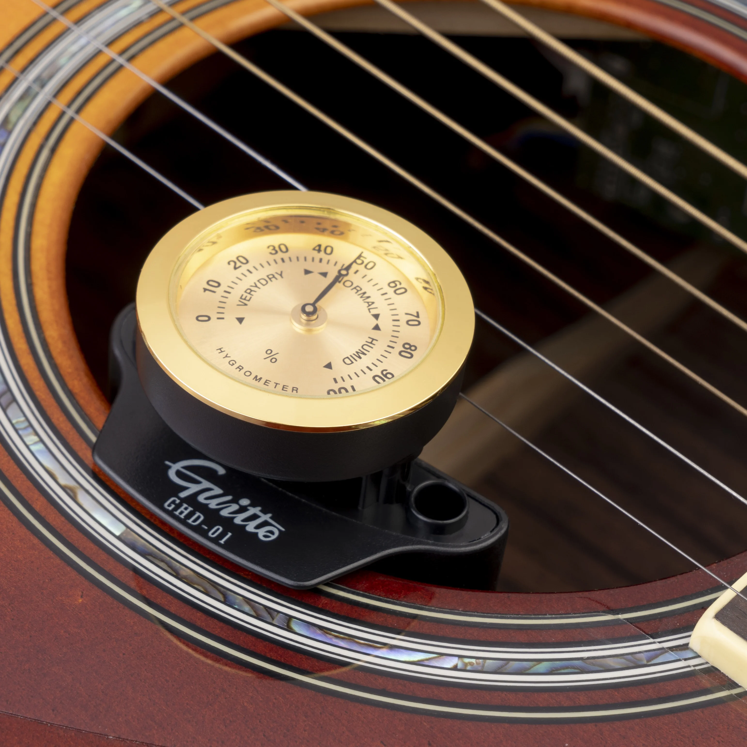 

GUITTO GHD-01 Acoustic Guitar Humidifier Classical Guitar Hygrometer For Guitar Maintenance Guitar Parts Accessories