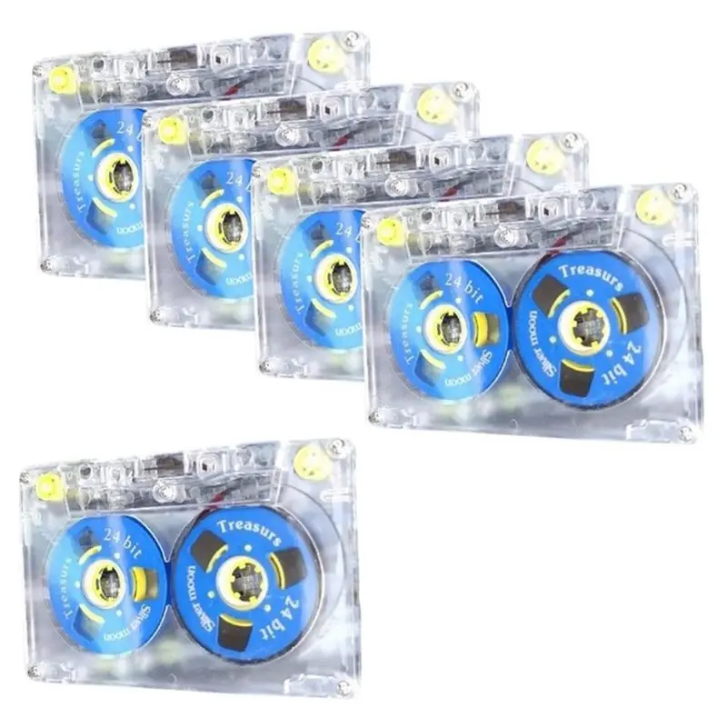 CJSD-5PCS Blank Tape Standard 54-Minute Blank Cassette Tape Magnetic Audio Recording For Speech Music Recording Accessories