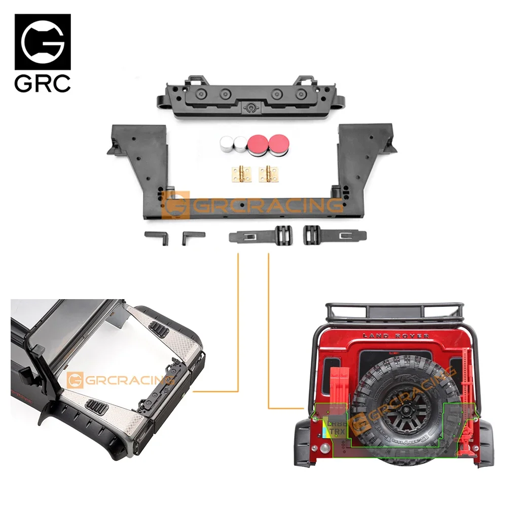 GRC Internal Fast Lock Body Mounts for Traxxas Trx4 TRX-4 Defender #G156c