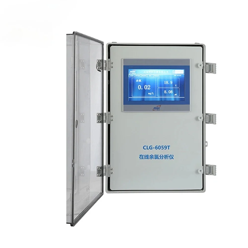 BOQU CLG-6059T Reagentless Free and Total Chlorine and Residual Chlorine Analysis Controller Measurement Analyser Meter Analyzer