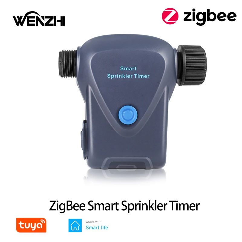Zigbee Sprinkler Automatic Rrrigation Programmer System Garden Houses Farm Pipe Watering Timer Metering Control Valve Battery