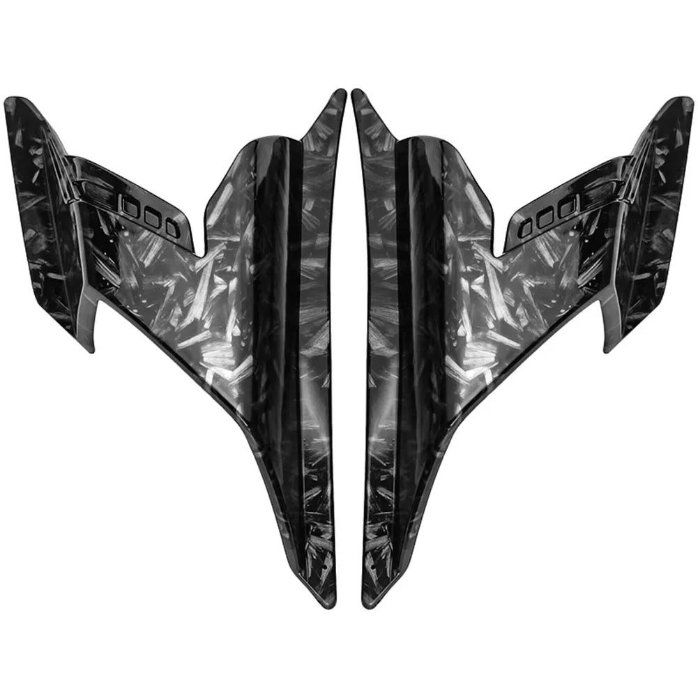 Wind deflector wing for Honda motorcycle front side panel engineered to enhance stability and reduce for rider fatigue on