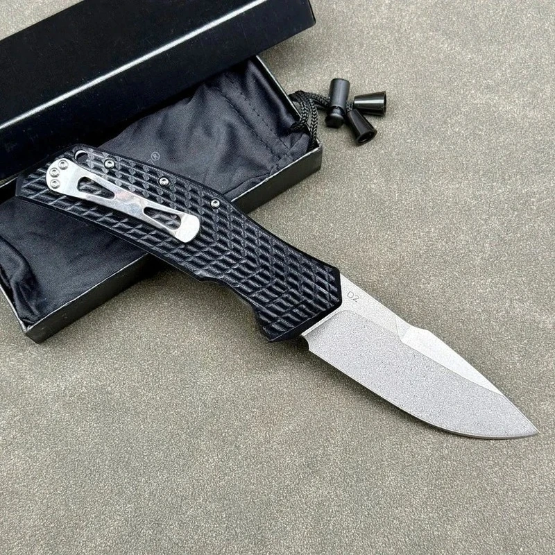 D2 High Hardness EDC Stacked Knife Outdoor Defensive Hunting Hiking Adventure Tool Knife Fruit Barbecue Food Processing Knife