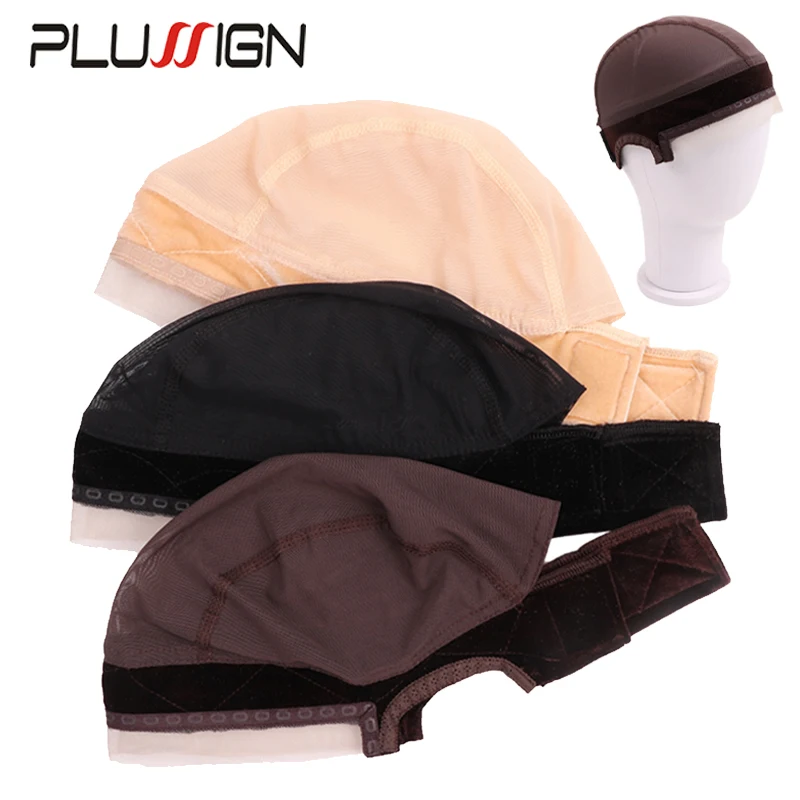 

Кепка для парика Plussign с силиконовыми точками для хранения париков в местах Нескользящая бесшовная шапочка для парика Женская базовая кепка для ношения парика 1 шт.