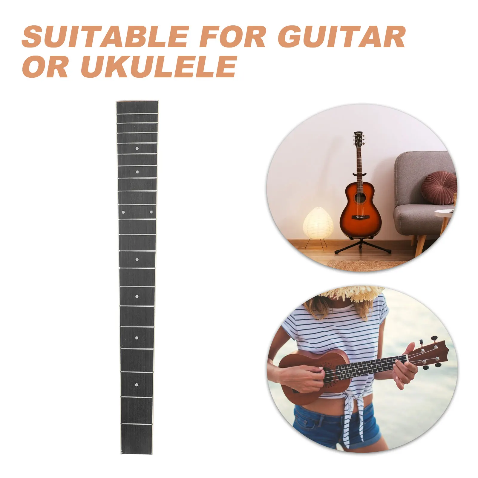Technical Wood Guitar Fingerboard Folk Guitar Fretboard Ukulele Fretboard Acoustic Guitar Fingerboard Ukulele Guitar Accessory