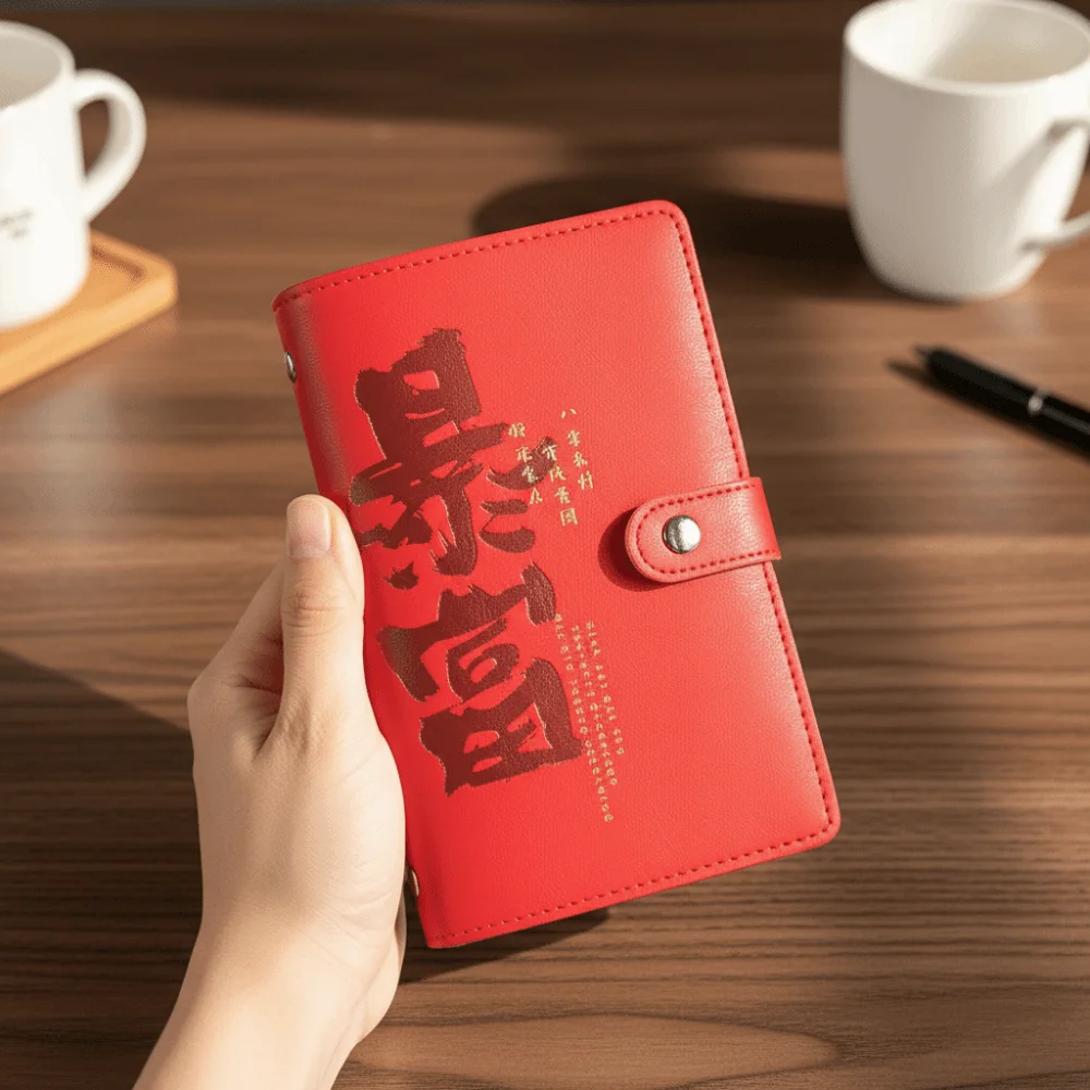 Budget Plan Binder Cash Organizer Large Capacity Waterproof Fixed Deposit Book Cash Management PU Savings Challenge Binder