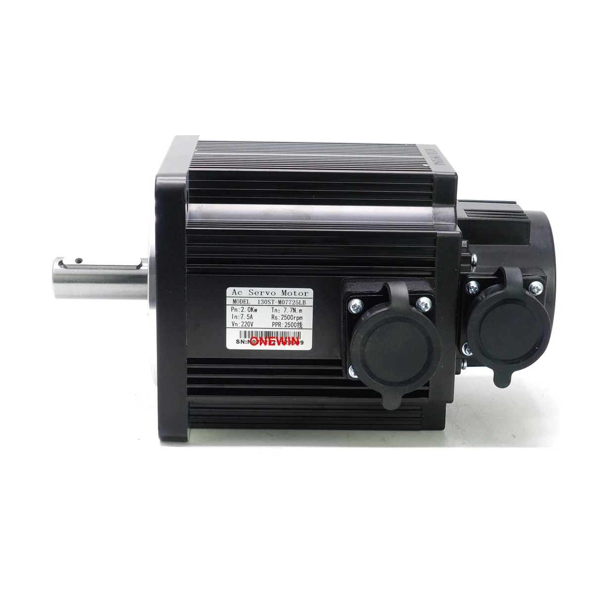 Imagem -03 - Servo Motor Kit 130st-m07725 Mais Aasd30a Driver Diâmetro 130 mm 220v 7.7nm 2500rpm 2kw ac