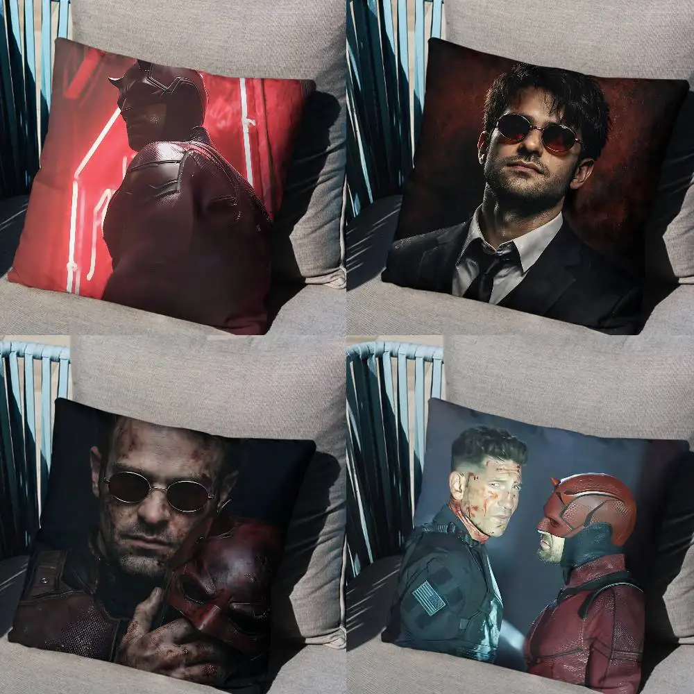 

Handsome moive M-Matt Murdock Pillow Case Sofa Living Room Bedroom Headboard Backrest Cushion Square Cushion Nap Time