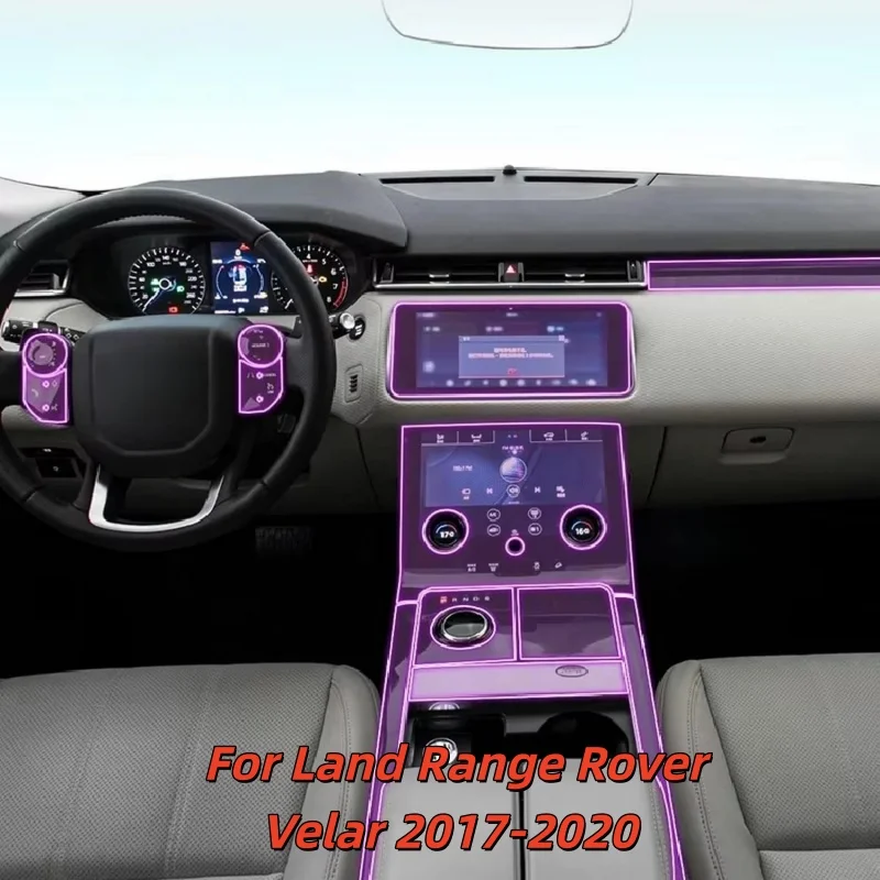 

Прозрачный ТПУ для салона автомобиля, центральная консоль для Land Range Rover Velar 2017-2020, ЖК-экран PPF, аксессуары для салона автомобиля