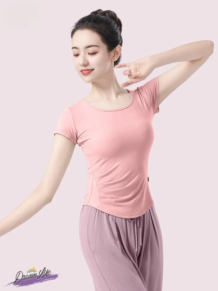 

Modern Dance Long Sleeve Top Women's Classical Dance Practice Uniform Spring Body Shape New Style Art Exam Dancing Clothes