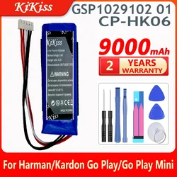 9000mAh CP-HK06 Battery for Harman Kardon Go Play GoPlay Mini Rechargeable batteries GSP1029102 01 Bluetooth Audio Speaker