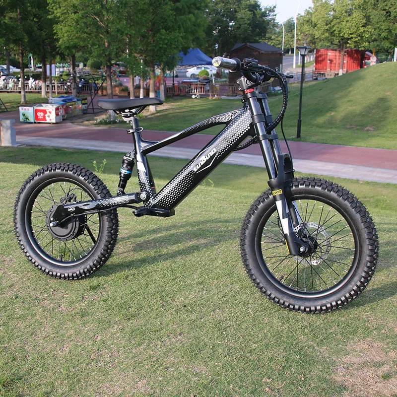 子供用電動自転車 750W 36Vバッテリー ファットタイヤ 多色展開 子供用電動バイク