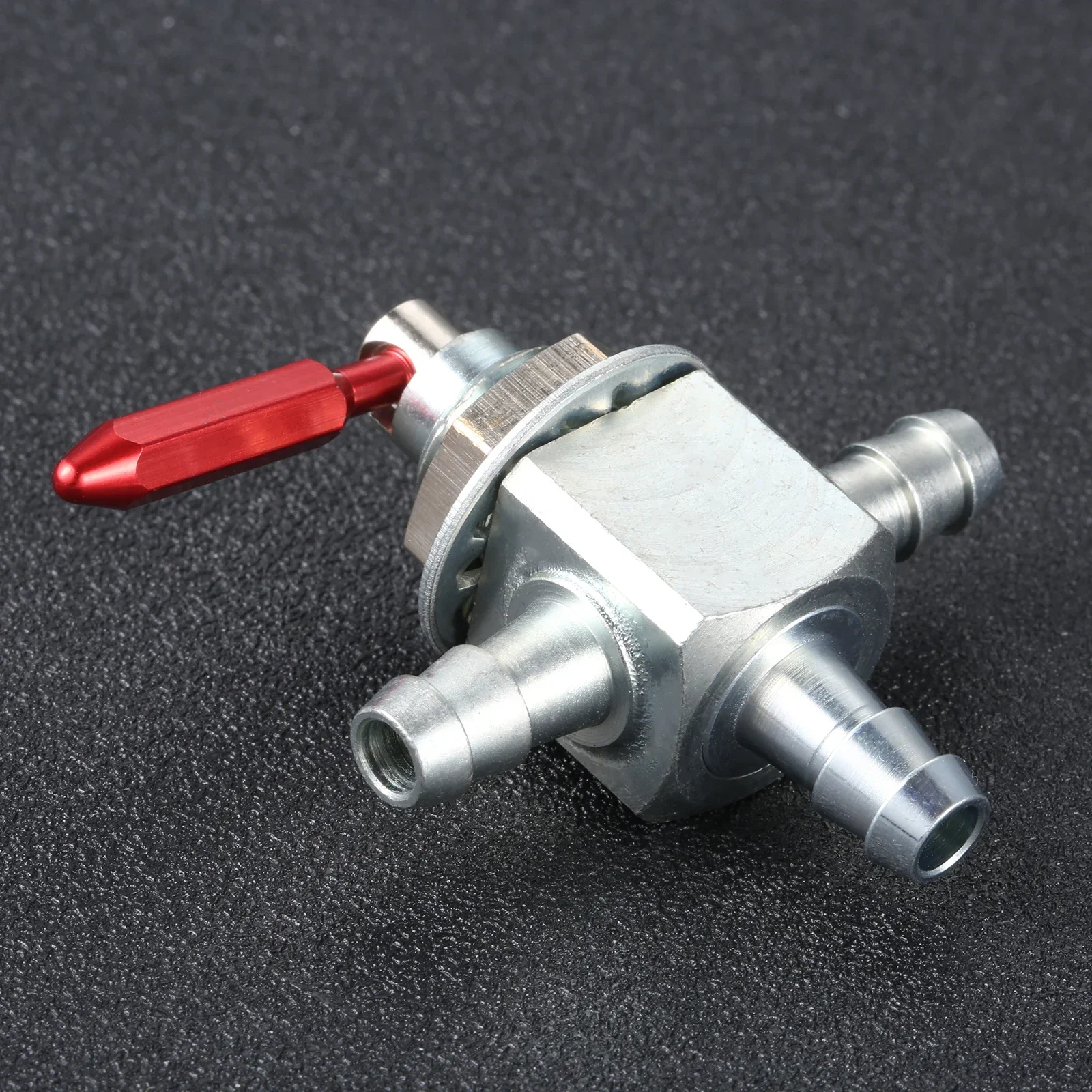 1Pc Two Way Gas Fuel Shut-Off Valve for Exmark 1-633347 Hustler 745059 Scag 482212 Red Garden Repairing Replacement Accessories