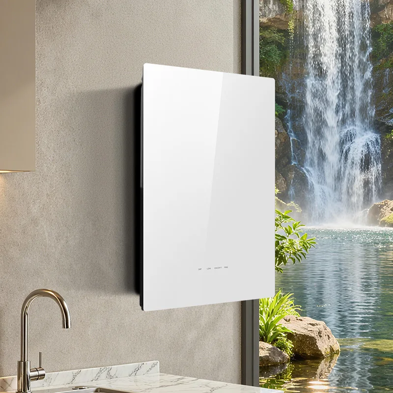 Smart Water Heaters Glass Panel Electric Instant Hot Water Heater LED Display RV Garage Outdoor Car Rapid Heating Household
