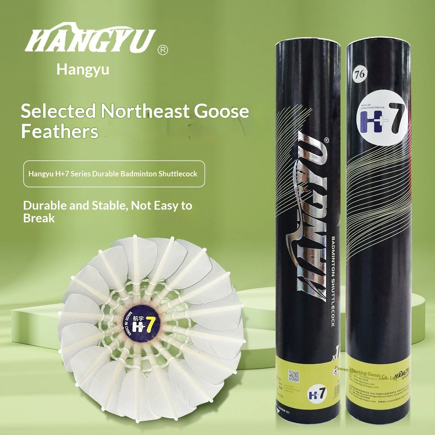 

Badminton Shuttlecock with Straightened Goose Feathers for Training Premium-grade Goose Feather Shuttlecocks Outdoor Sports
