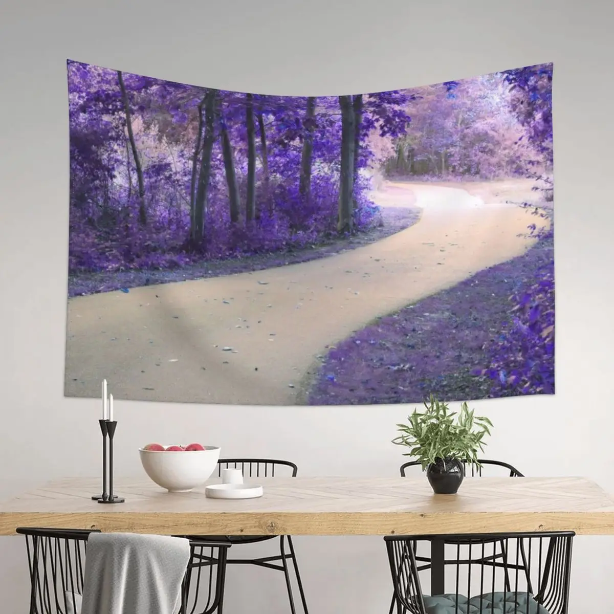 

purple fantasy forest photography Tapestry Decorative Wall Murals Cute Room Decor Wall Art Tapestry