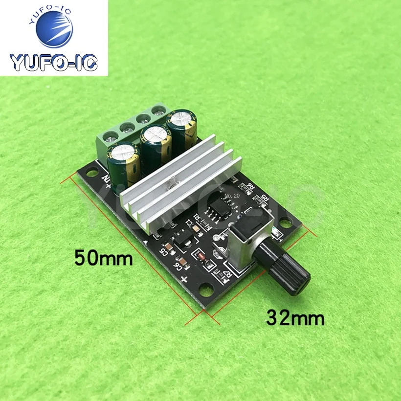 Free Ship 1PCS PWM DC Motor Speed Controller 6v12v24v28v 3A Speed Switch Motor Controller