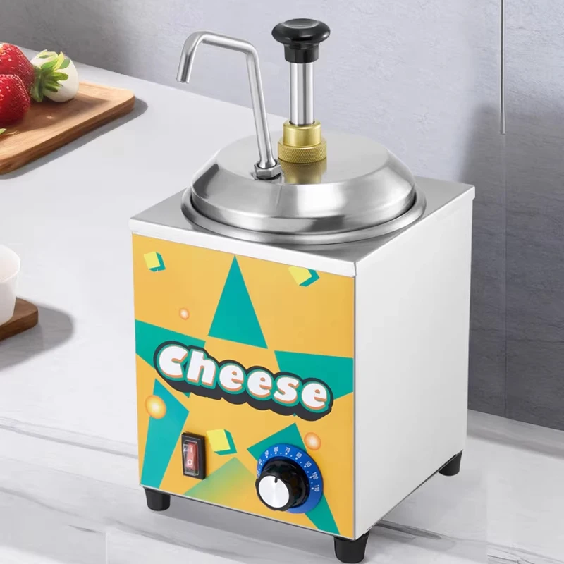 Stainless Steel Sauce Pump 220V/110V Commercial Cheese & Chocolate Sauce Dispenser High-Efficiency Food Warmer