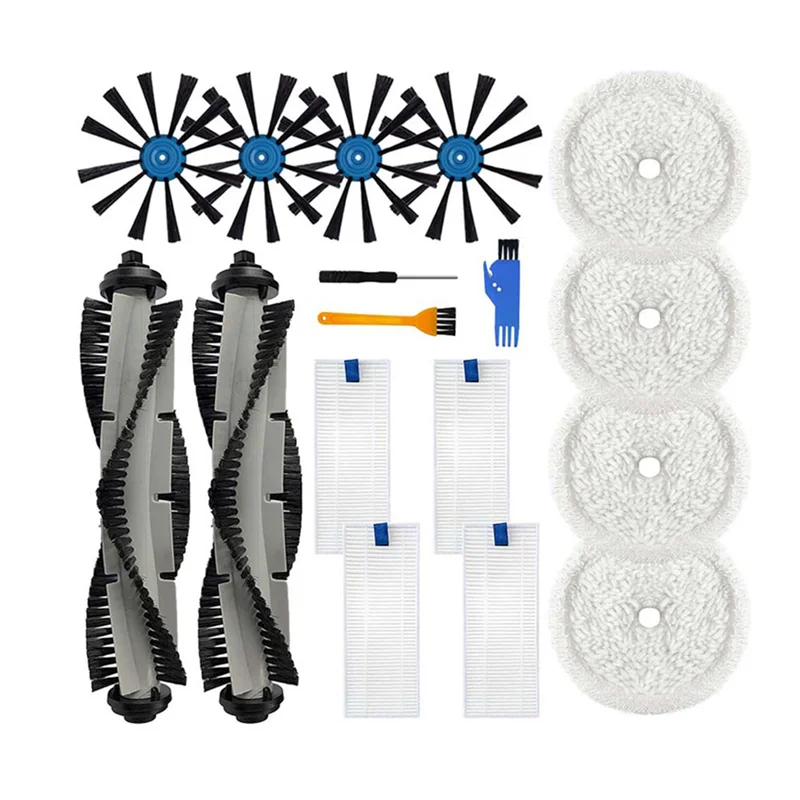 JDZD فرشاة جانبية رئيسية فلتر Hepa ممسحة خرقة قماش مرفق ملحقات الأجهزة المنزلية البلاستيكية لروبوت بيسيل 3115 / EV675