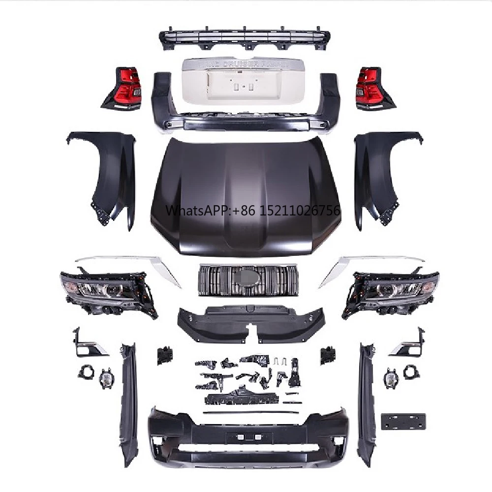 2018 High Quality Land Cruiser Upgrade Facelift LC150 Body kit For Toyota Land Cruiser PRADO 2010-2017 Upgrade 2018 Model