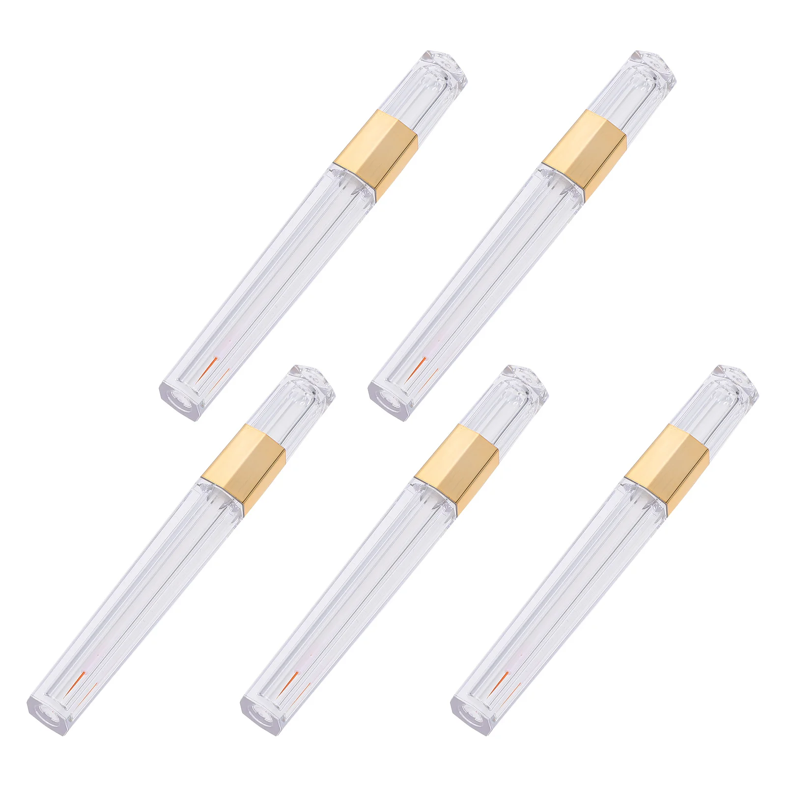 

5Pcs 3ml Eyelash Serum Tube Good Gloss Easy Use Beginners Artists Practice Eyeliner Tube Eyelash Bottle Mascara Vial