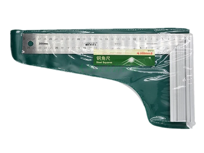 Stainless steel right angle ruler is mainly used for inspecting fire hose reels, fire maintenance and testing equipment