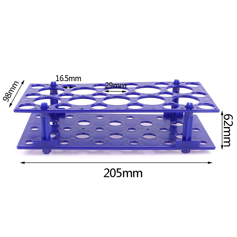 ●28 Holes Plastic Centrifuge Tube Rack 10/15/50ml Laboratory Analysis Equipment