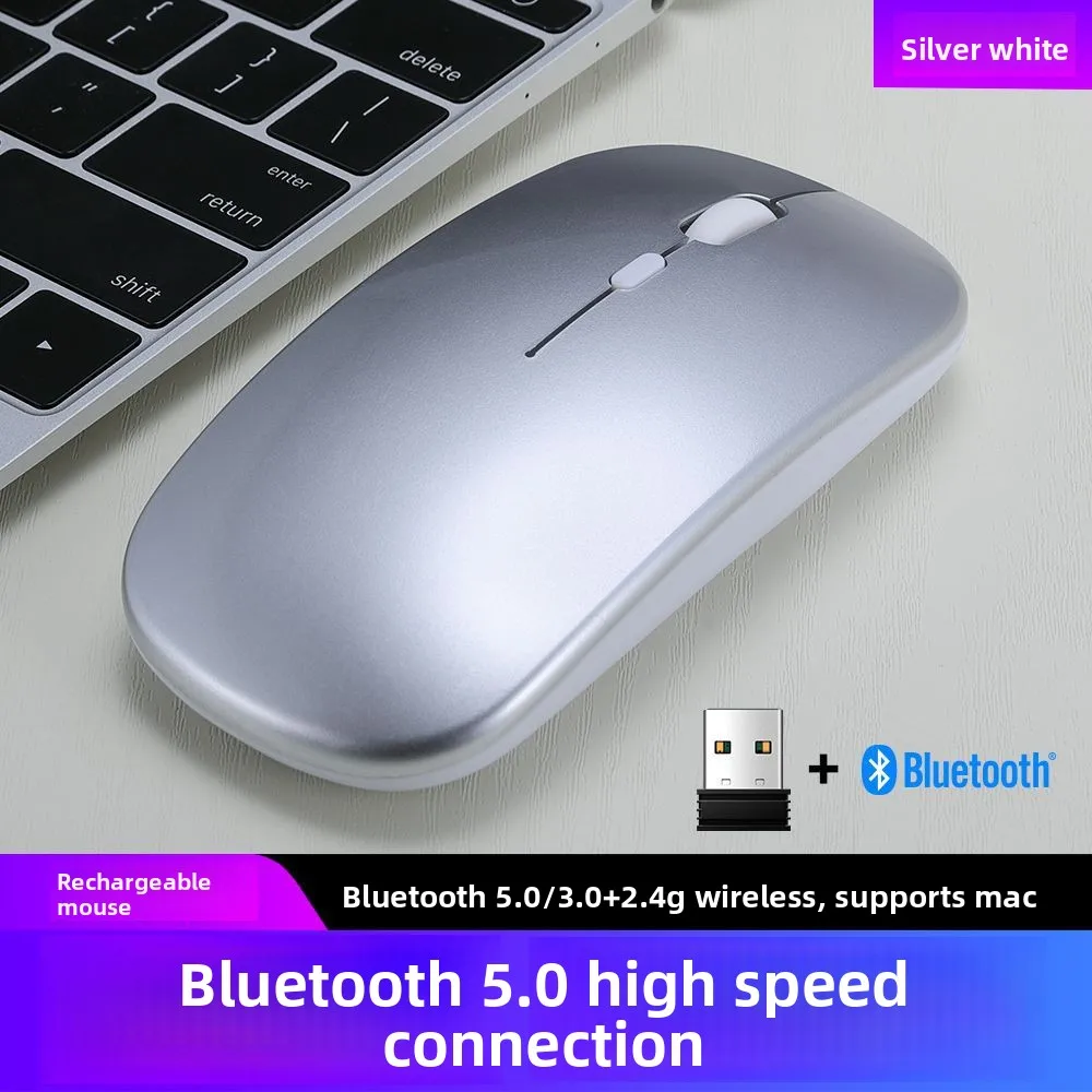 Bluetooth Mouse for APPle MacBook Air Pro Retina 11 12 13 15 16 mac book Laptop Wireless Mouse Rechargeable Mute Gaming Mouse
