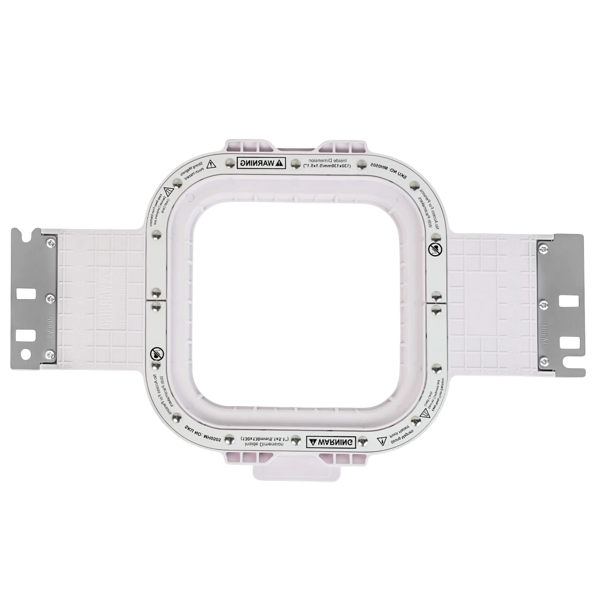 Magnahoop Magnetic Embroidery Hoop 5.1″x5.1″ | 130x130mm For Brother PRS100 / VR/PR (6-needle Series) Etc Embroidery Machines