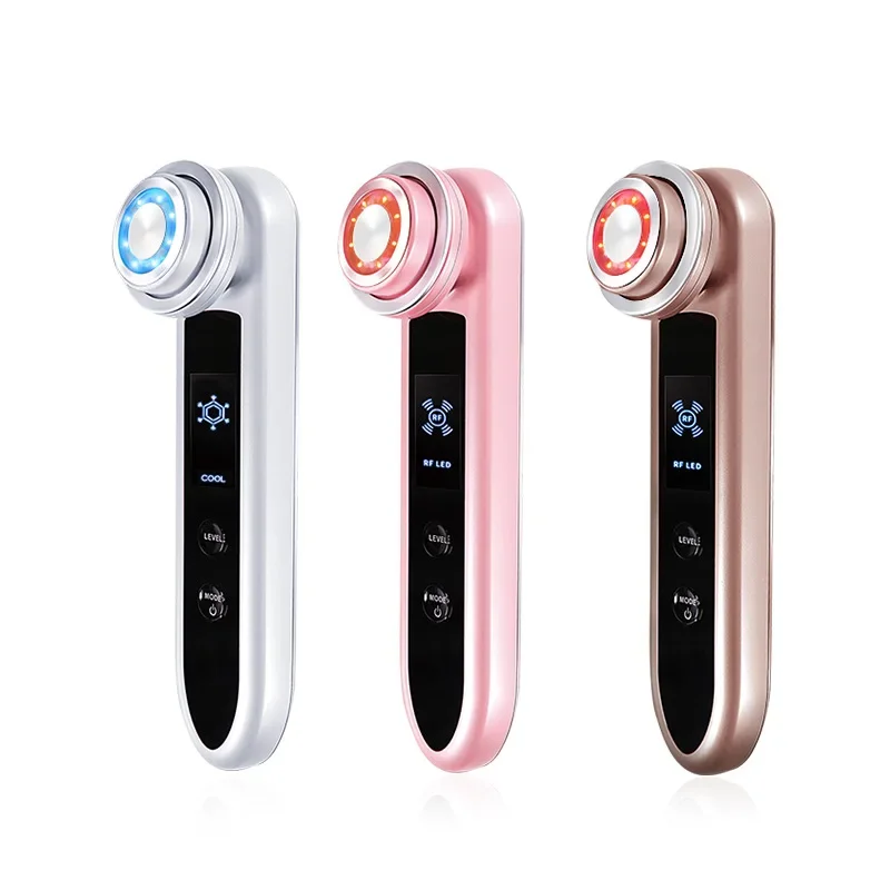 Firming and Lifting Face Massager Cold and Hot Color Light Introduction Instrument Ems Microcurrent Beauty Instrument