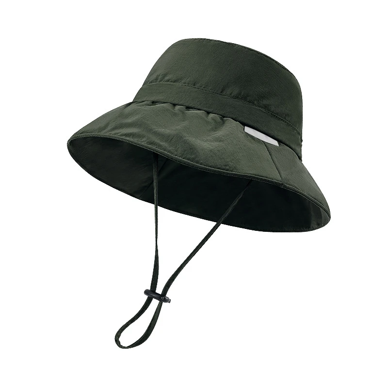 

Nano Waterproof Fisherman Sun Hat - UPF100+ Carbon Fiber Frame 360 ° Adjustable Brim Detachable Wind Rope Hiking Fishing Unise