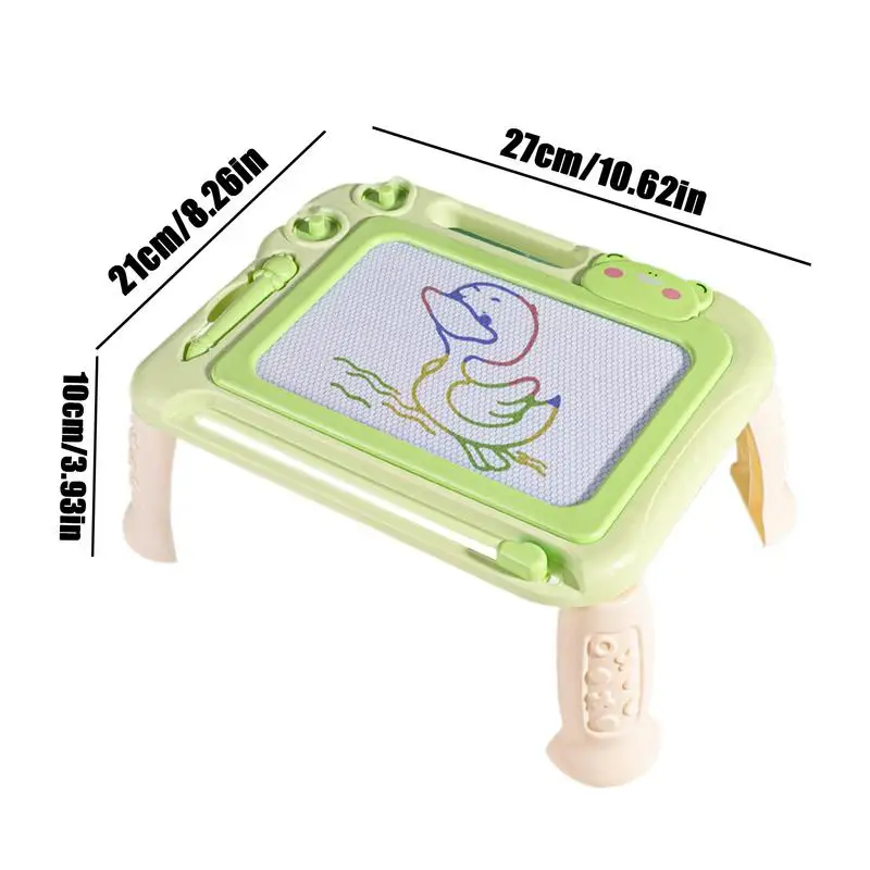 Children's Drawing Board Kid's Cartoon Magnetic Drawing Board Fine Motor Skills Toy With Four Detachable Legs For Home Outdoors