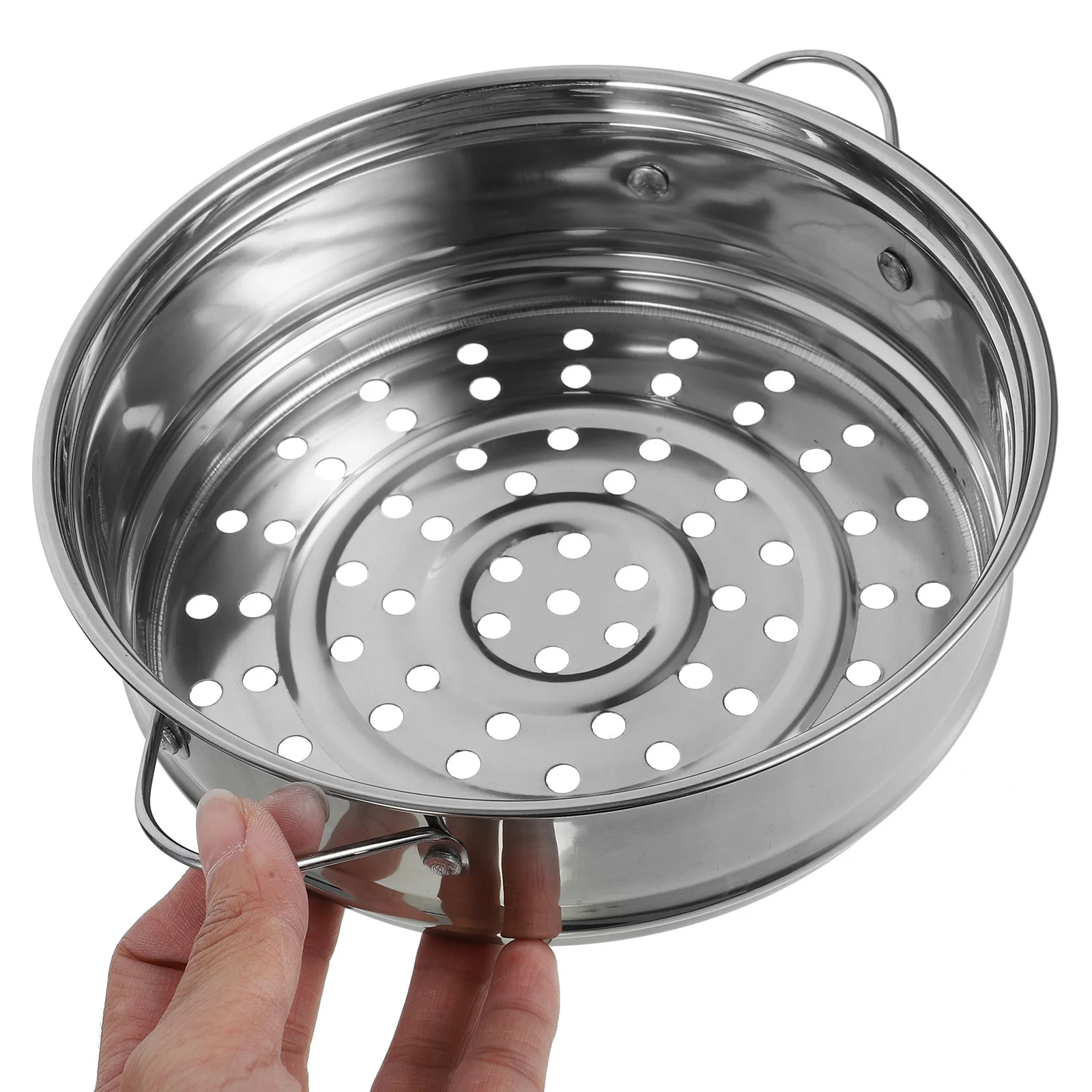 

1pcs Basket Stainless Steel Steam Rack For Pot Rice Cooker Reusable Convenient Steamer Basket Food Steamer Insert Kitchen Use