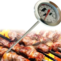 Termómetro de sonda de bolsillo de acero inoxidable para barbacoa