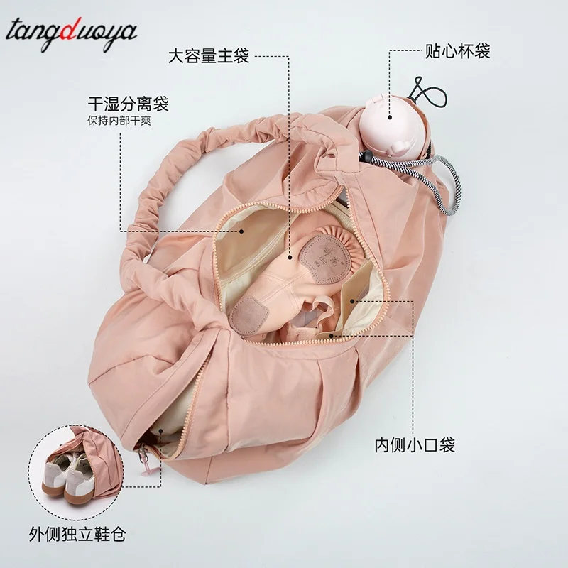 Ballet bag / Dance bag Yoga Gym Bag For Women Sports Handbags Travel Fitness Tote Bag Swimming Shoulder Bag Large Capacity