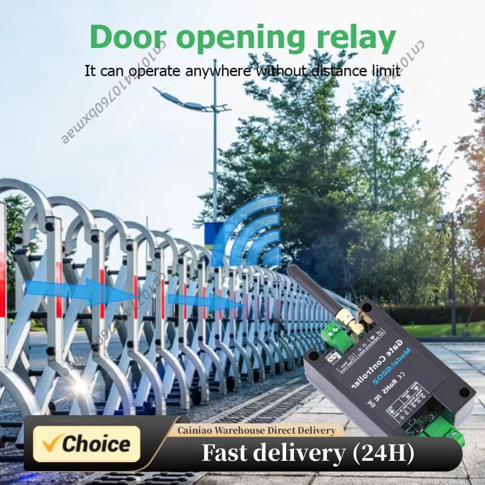 GSM 2G LTE Gate Opener G202 SMS Remote Control Single Relay Switch For Sliding Swing Garage Gate Opener Replace RTU5024 ﻿