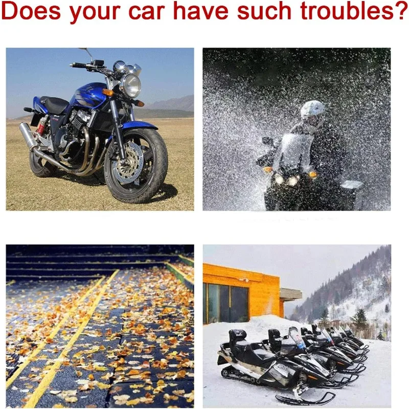 Disposable Transparent Plastic Motorcycle Cover, Waterproof and Dustproof, Suitable for Hareyama and Others (indoor Universal)