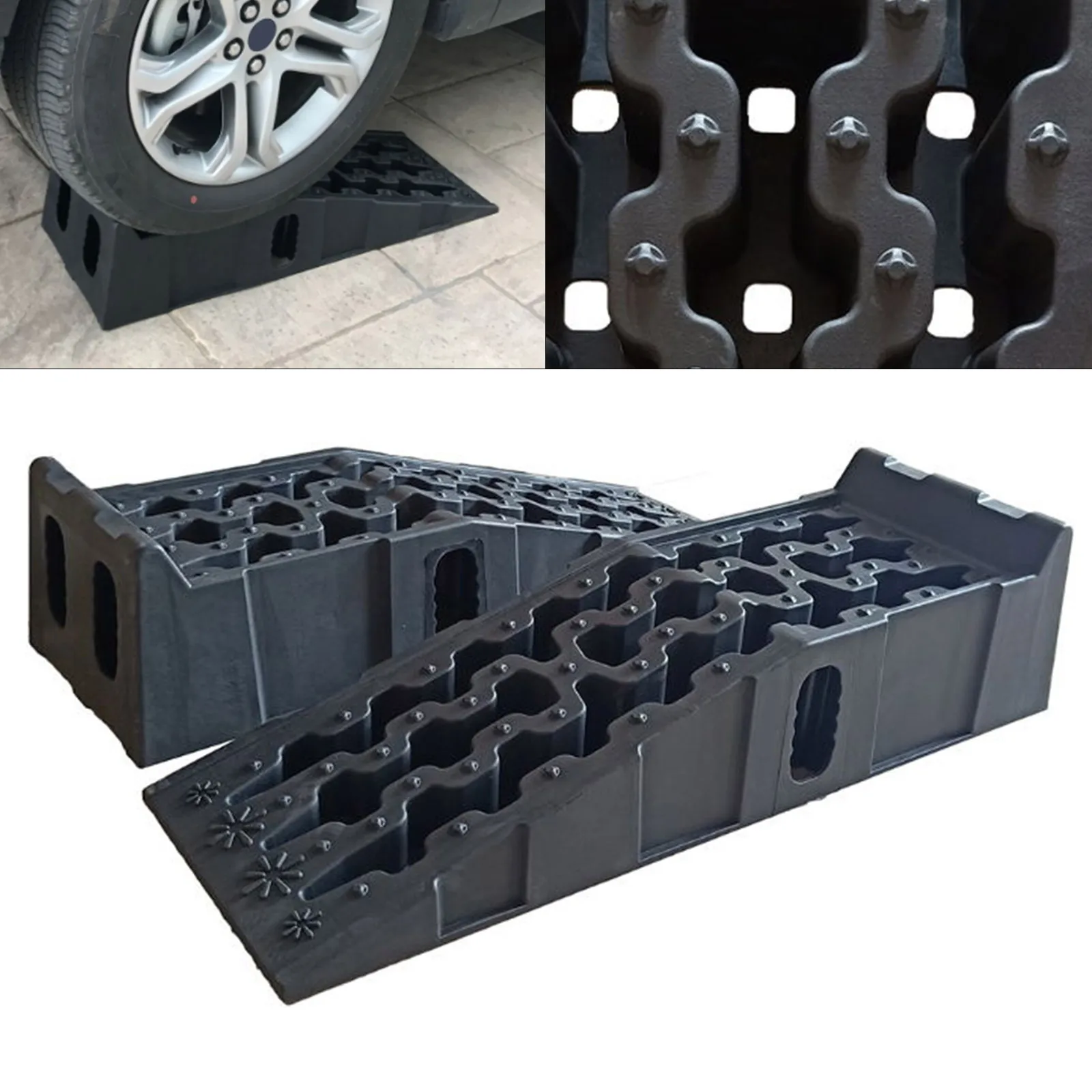 Ensemble de rampes de chargement de voiture, non ald, robuste, Kerb Doorstep, 7.25 tonnes, 16000 artériel, Max Lifting, recommandé, 170mm, 1 paire