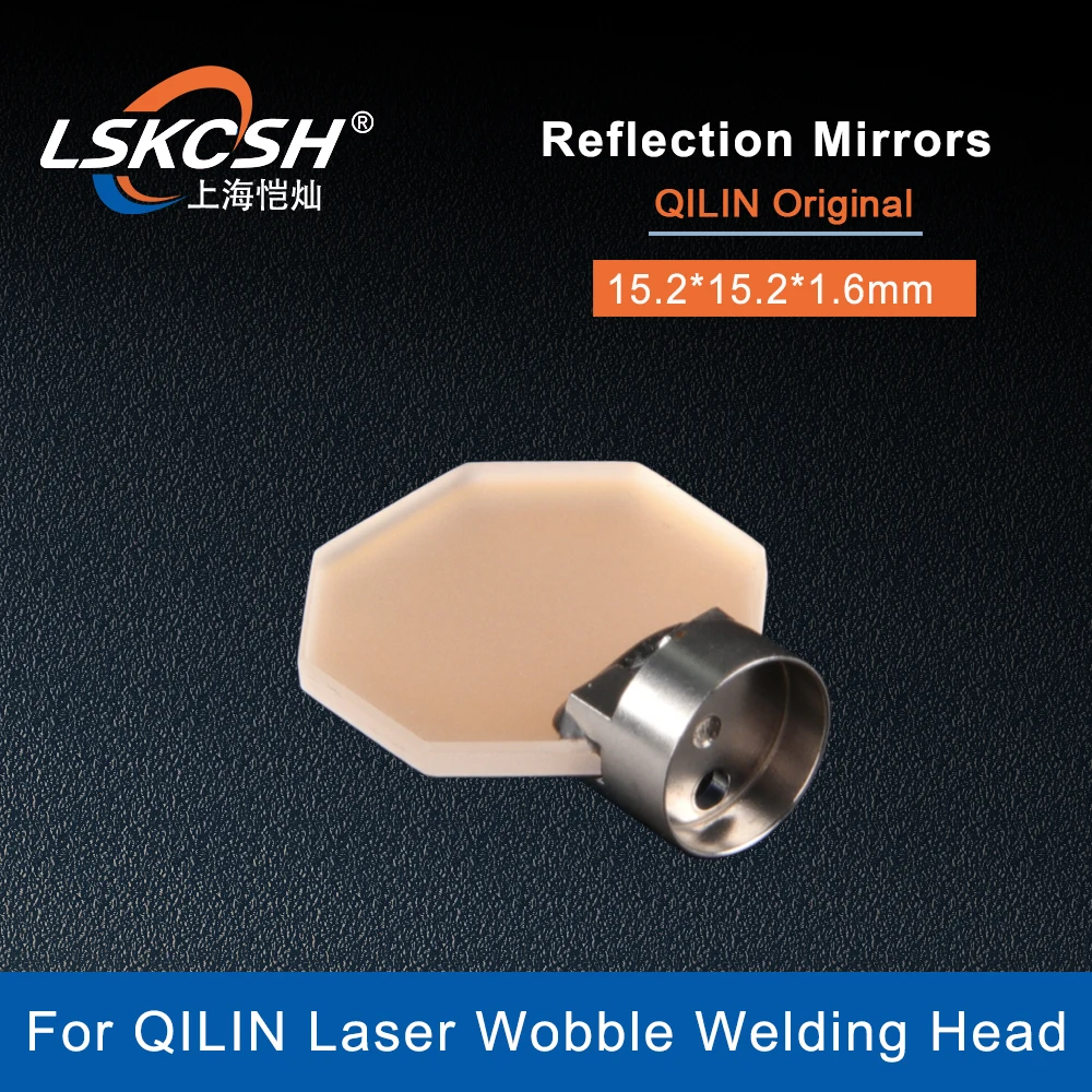 Imagem -06 - Lskcsh Laser Lente Reflexiva Reflexão Espelhos Wobble Soldagem Cabeça 15.2*15.2*1.6 mm