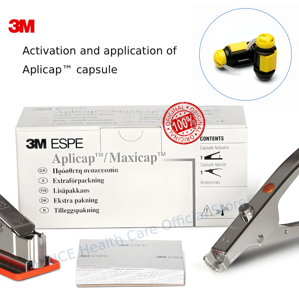 

3M ™ Aplicap ™ Набор активаторов капсул/аппликаторов 37160 — инструмент для подготовки ортодонтического клея для точного смешивания стоматологических капсул